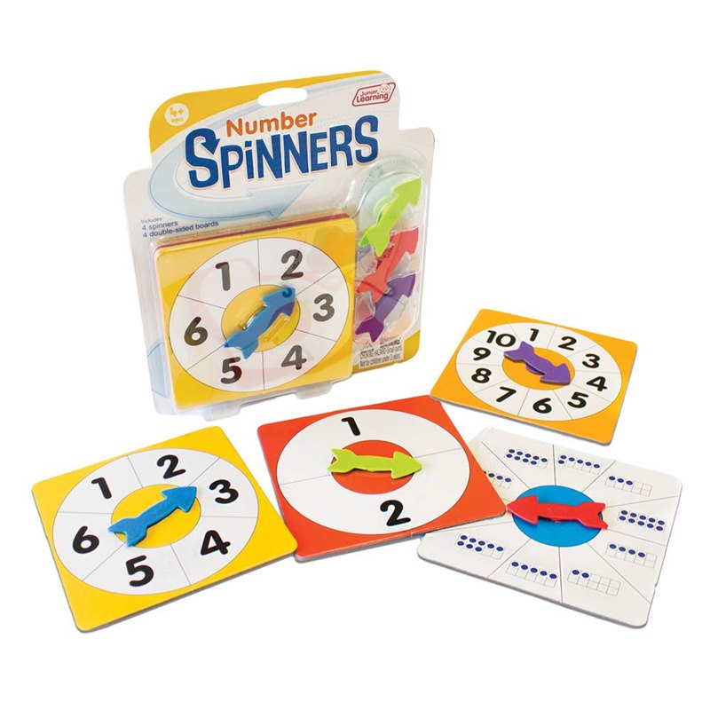 חייגן ספרות 1-10 Spinners Place Value Spinners Educational