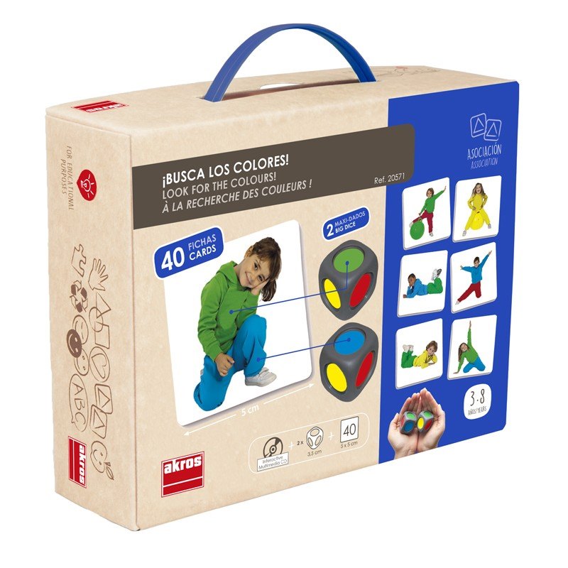 משחק תנועה והתאמה לפי צבע | Akros