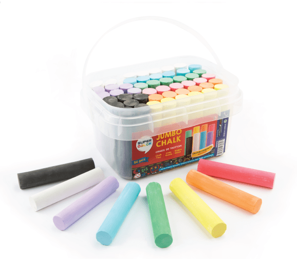 גירי מדרכה דחוס צבעוני 50 יח' Jordan Chalk