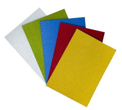 בריסטול A4 נוצץ | 10 יח' - 250 גר' - 5 גוונים | Folia