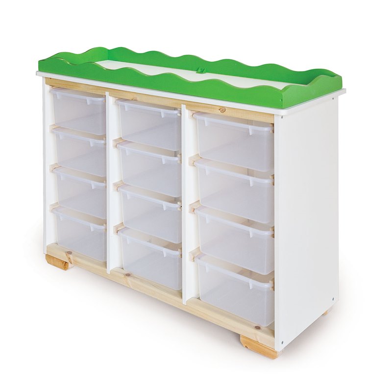 ארון 12 מיכלים + גל ירוק