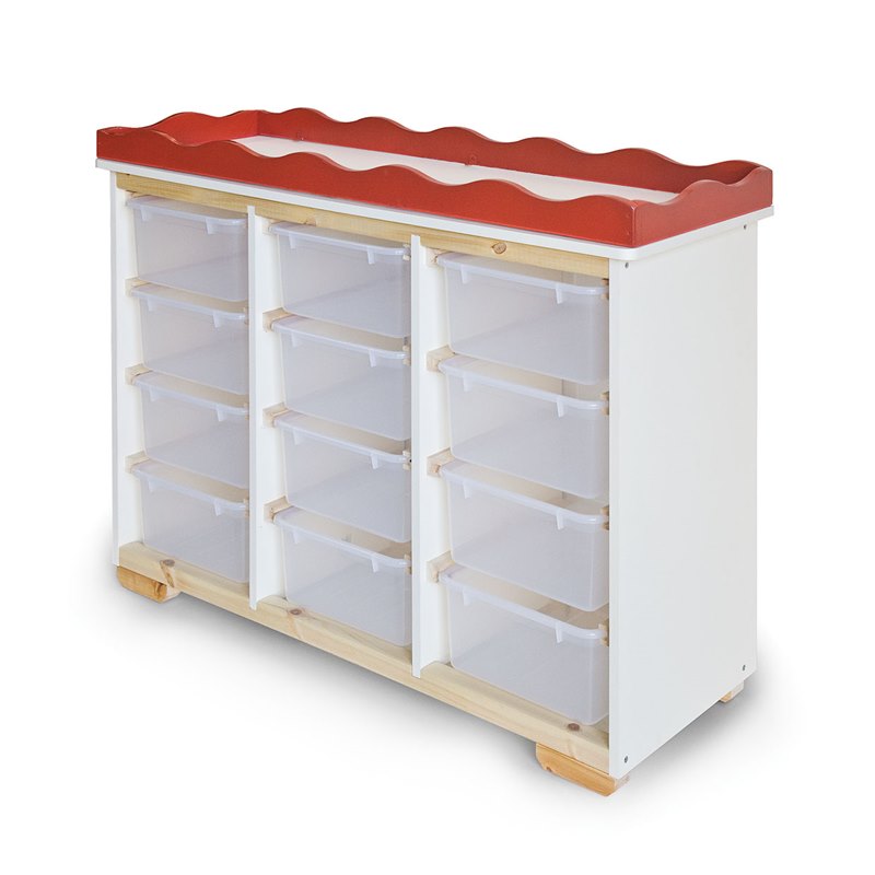 ארון 12 מיכלים + גל אדום