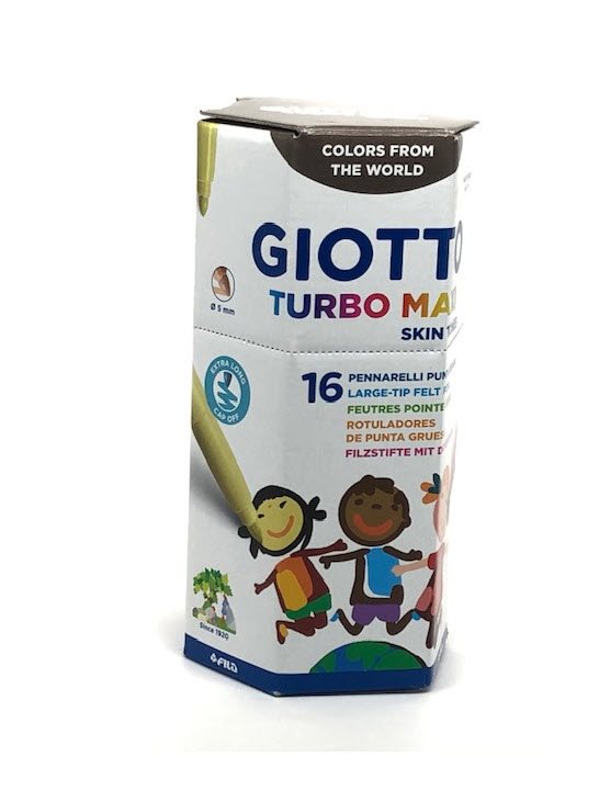 חבית טוש מקסי עבה צבע גוף 16 יח' || Fila