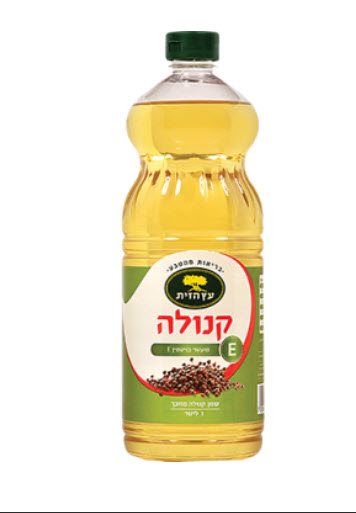 שמן קנולה מועשר עץ הזית 1 ליטר