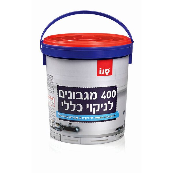 סנו 400 מגבונים לחים לניקוי כללי בדלי