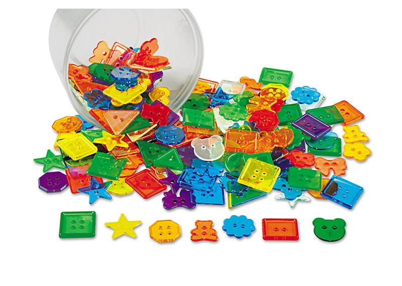 כפתורים שקוף צבעוני lakeshore