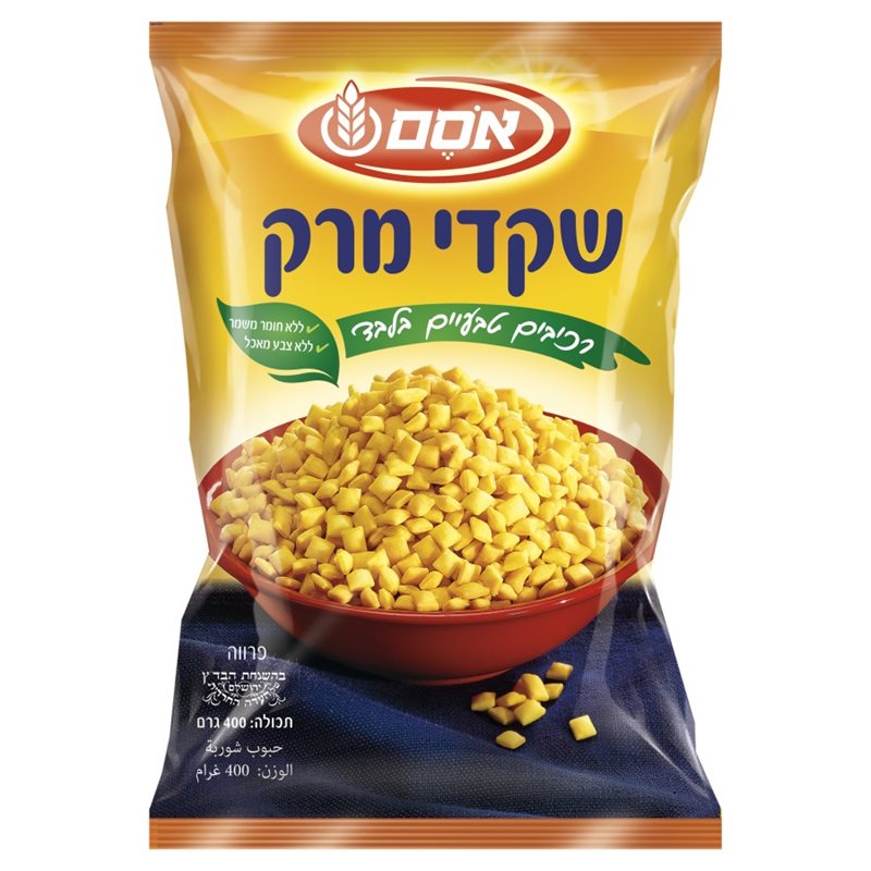 שקדי מרק רכיבים טבעיים 400 גרם