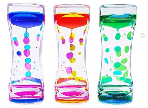 מארז שעון חול נוזלי Liquid Motion Bubbler Timer