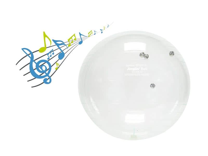 כדור פיזיו שקוף עם פעמונים Jinglin’ Ball 50 cm