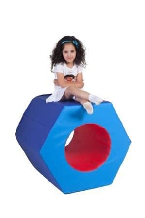 חבית טיפולית משושה 70/70 ס"מ