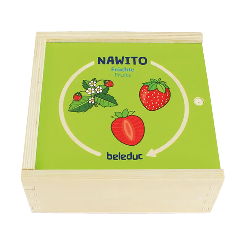 NAWITO משחק פירות מעץ beleduc