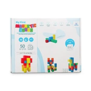 100 קוביות מגנטיות צבעוניות קטנות Magnetic Cubes