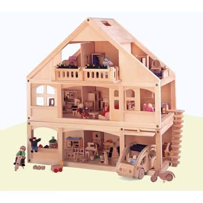 525016בית בובות מעץ ליבנה