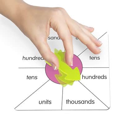 Place Value Spinners Educational Action 24