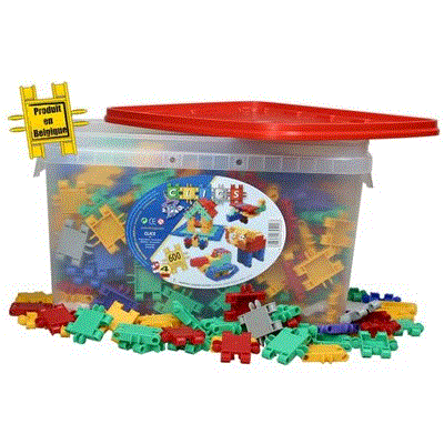 משחק הרכבה קליקס מקורי 650 חלקים | Clics SET 650 parts