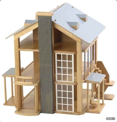 בית בובות גדול מעץ | Voila Large Doll House