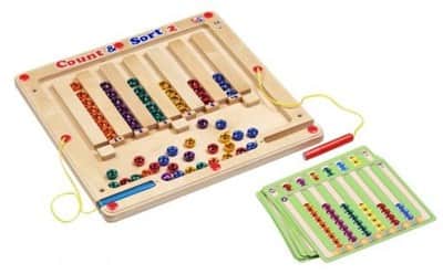 לוח קיר עץ ספור ומיין יהלומים