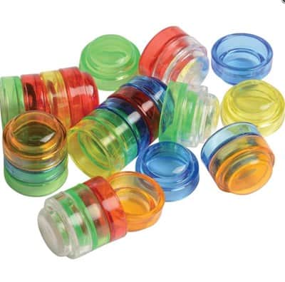 טבעות שקופות צבעוניות שולחן אור | Translucent Stackable Counters 500 pc