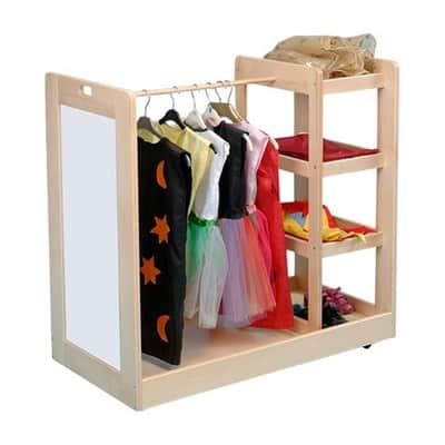 עגלת תחפושות מעץ מלא עץ אשור / בוק