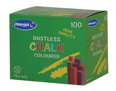 גיר צבעוני 100 יח' | אומגה