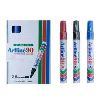 מארז 12 טוש ארטליין 90 מעורב 12 צבעים | Artline