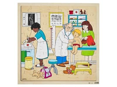פאזל עץ מרפאה 64 חלקים 40X40 ס"מ | Rolf