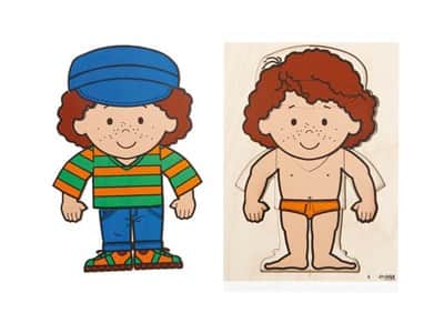 פאזל עץ 22 חלקים לבוש | Puzzles Rolf