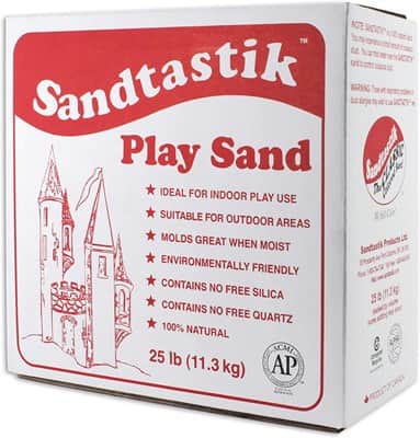 חול לבן נוצץ 11 ק"ג | 25 lb (11 kg) Play Sand in Sparkling White