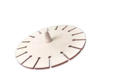 סביבון עץ רוקם | 1198