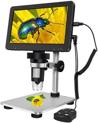 מיקרוסקופ דיגיטלי מקצועי מסך "7 הגדלה בין 50-1200X + חיבור USB