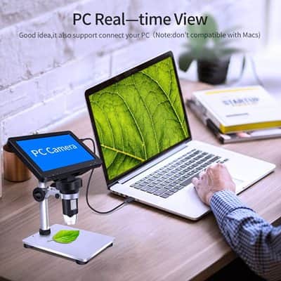 מיקרוסקופ דיגיטלי מקצועי מסך "7 הגדלה בין 50-1200X + חיבור USB