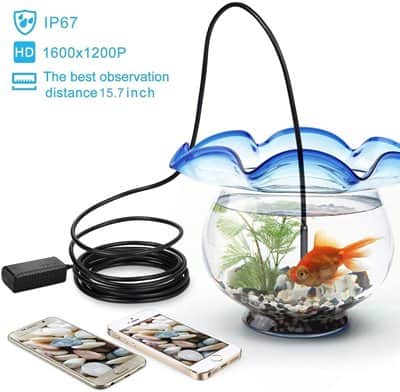 מצלמת נחש - מצלמת אנדוסקופ אלחוטי | מסך 4.3 Inch LCD .חיבור USB למחשב