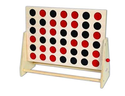 ארבע בשורה TickiT 74774 Wooden 4 In A Row