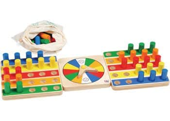 משחק רולטה חייגן הצבעים מעץ