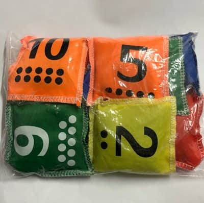 שקיות תחושה 1-10 |כריות המספרים