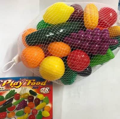 מארז פרות וירקות ברשת 28 חלקים