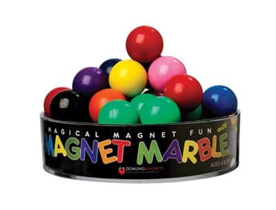 גולות מגנט בצבע אחיד - Solid-Colored Magnet Marbles, Set of 20