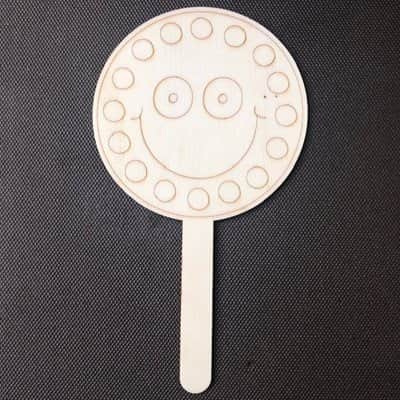 סמיילי חייכן מעץ ליצירה | Price per unit