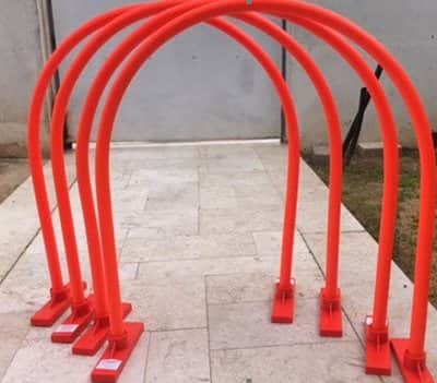 סט 4 חישוק קשת עומד עם רגליים