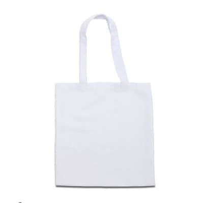 תיק אל-בד לבן חלק ליצירה קישוט ואחסון