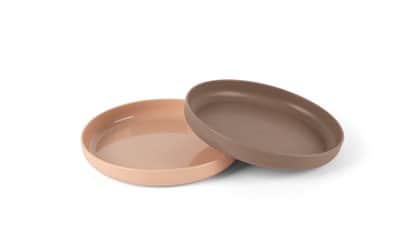 סט 2 צלחות מבוסס ביו