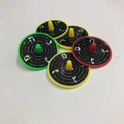 מארז 24 סביבון לייזר 4 ס"מ