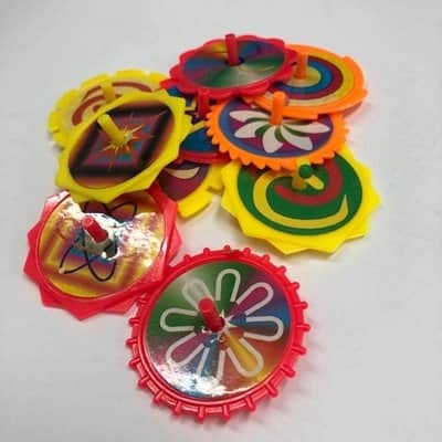 מארז 24 סביבון צורתי צבעוני 4 ס"מ