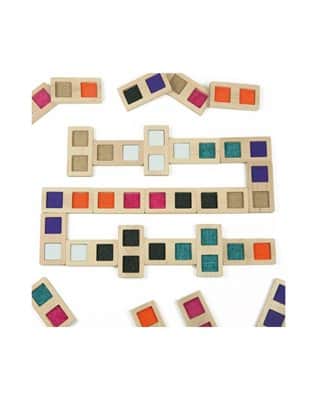 דומינוי מרקמים תְחוּשָׁתִי מעץ Domino Textures