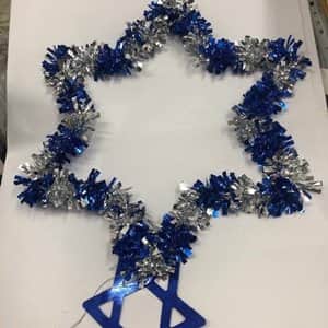 מובייל מגן דוד גירלנדה כחול / לבן