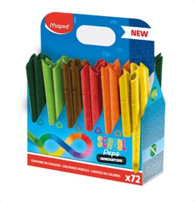 72 צבעי עפרון ללא חידוד 100% גרפיט צבעוני