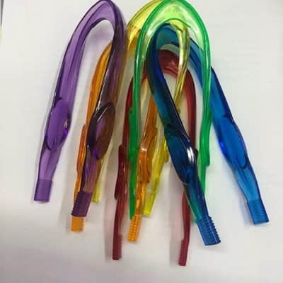 מארז 6 מלקטים שקוף צבעוני
