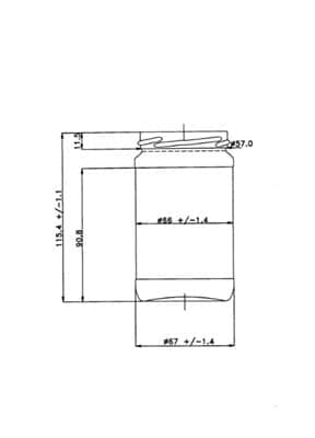 צנצנת זכוכית רוחב :6 ס”מ גובה : 12 ס”מ 300ml