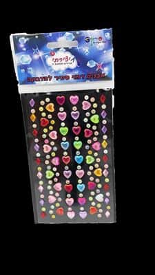 מדבקות אבני חן דביק