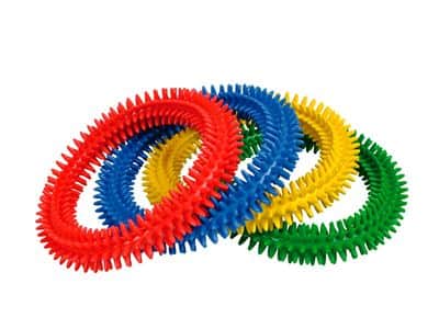 מארז 4 טבעות מישוש ווניל Aku Ring Gymnic